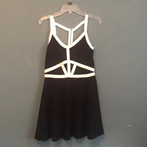 Black and white skater style dress. New with tag!
